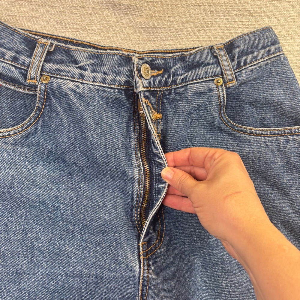 Vintage Lawman Western Jeans Womens 13 High Rise Straight Leg Rodeo Cowgirl - Picture 5 of 15